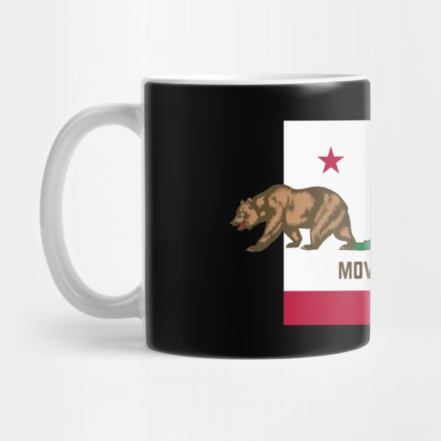 Moving To Vermont - Leaving California Funny Design by lateedesign